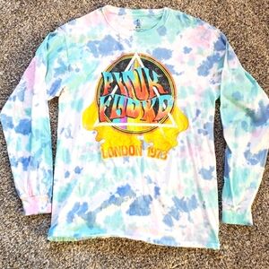 Pink Floyd | Tie Dye Long Sleeve Band Tshirt